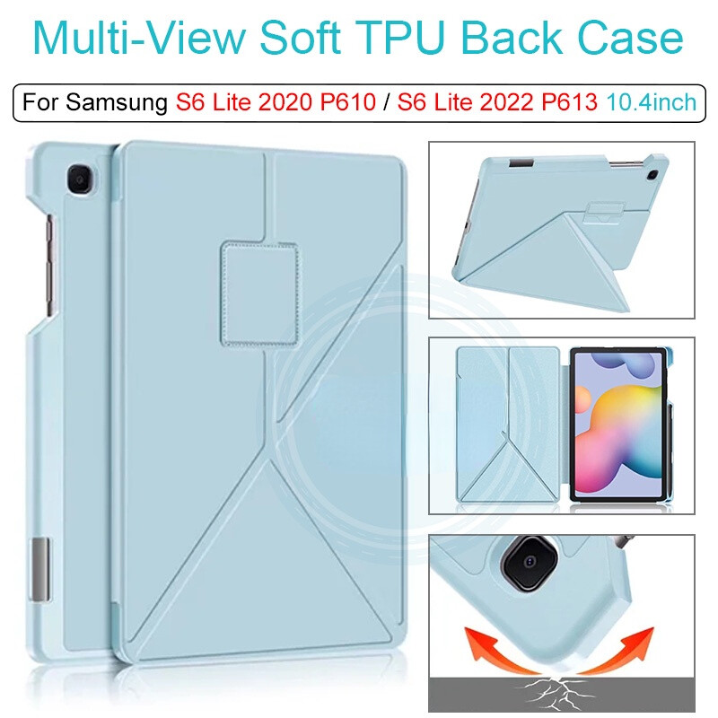 Folding Smart Case for Samsung Tab S6 Lite 2022 P613 P619 S6 Lite 2020 P610 P615 10.4 Inch Stand Case