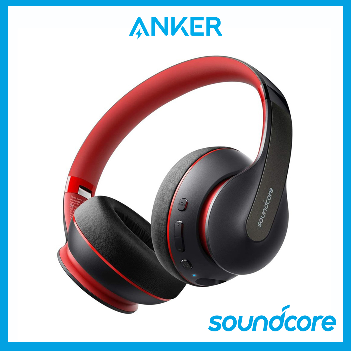 Anker Soundcore Life Q10 Wireless Bluetooth Headphones, Over Ear and Foldable, Hi-Res Certified Sound, 60-Hour Playtime and Fast USB-C Charging, Deep Bass, Aux Input
