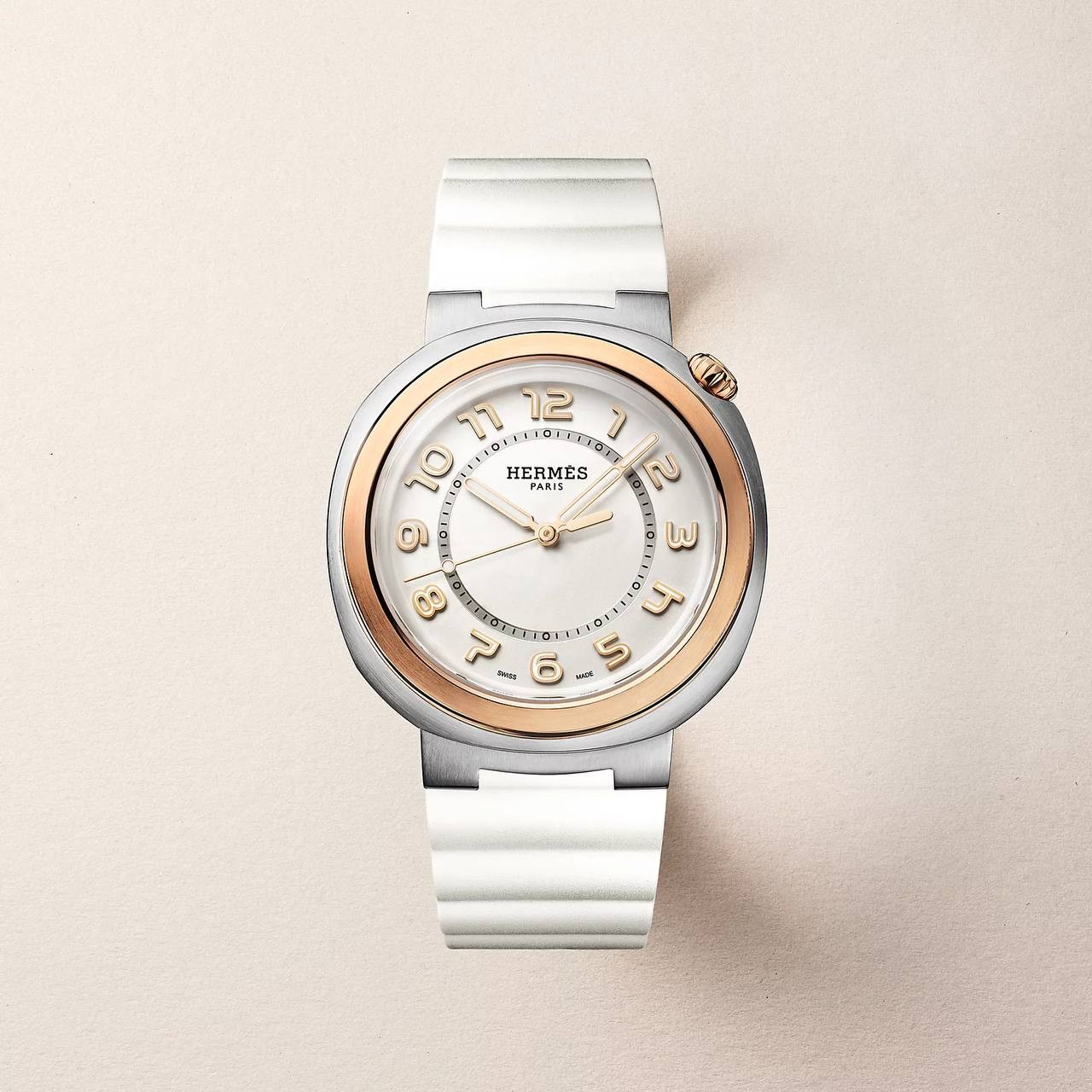 Heure H Cut watch, large model, 36 mm